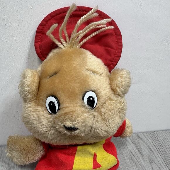 Alvin And The Chipmunks Plush 11" toy Vintage Stuffed Animal 1980's? - Picture 2 of 10